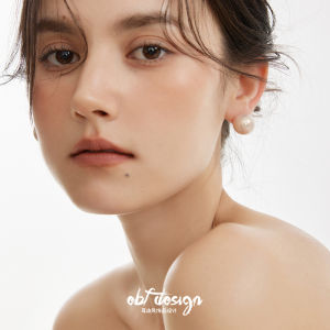 ต่างหูทรงกลมขนาดใหญ่สีชมพูและม่วงสไตล์วินเทจฝรั่งเศส ต่างหูแบบห้อยสำหรับผู้หญิง เครื่องประดับแฟชั่น ต่างหูแบบห้อยแบบพื้นฐาน