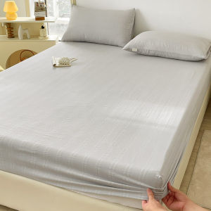 Dansunreve đồng bằng fittedsheet rửa bông thoáng khí tấm ga trải giường đầy đủ garterized bedsheet đơn/siêu đơn/Nữ Hoàng/Vua