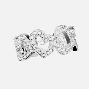Hollow Heart Design Ring