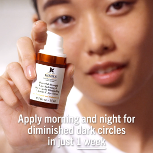 Kiehls Powerful-Strength Line-Reducing & Dark Circle-Diminishing Vitamin C Eye Serum - Eye Cream for Dark Circle