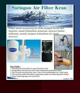 Water purifier penyaring air keran