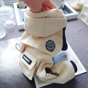 Trendy Four-Legged Cotton Jacket Pet Bichon Schnauzer Teddy Dog Clothes Winter Wear Comfortable Casual Style Dog Pet Apparel