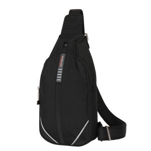 WATERFLY Crossbody Sling Backpack Sling Bag Small Multipurpose Daypack Anti-Theft Backpack for Men Women Traveling Chest Bag