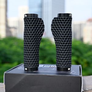 GOLDIX 3D In Hình Tổ Ong Xe Đạp MTB Tay Lái Chống Trượt Thoáng Khí Giảm Chấn Có Thể Điều Chỉnh Khóa Song Phương Nhiều Màu Sắc