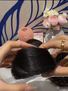 【Kirim dalam 24 jam】[Rambut Asli]Aksesoris Rambut/ Hair Bun/ Cepol Sanggul Instan/ Wig Cepol/ Jepit Cepol Rambut Palsu/ Sanggul Cepol