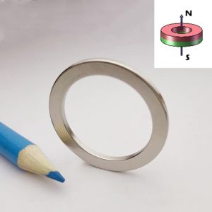 20246PCS Ring Magnet OD31.8xID24xT2mm Magnet Hole 24mm Big Thin Round Magnets OD31.8*2mm With Hole Neodymium Disc Magnetics