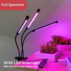 Grow Light USB Led Full Spectrum Lamp Plant Bulb Fitolamp Greenhouses Indoor Phyto Lamp For Plants Seedlings Flower Home Tent