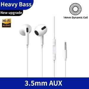 Original Type C Wired Earphones For Samsung Galaxy S25 S24 S23 S22 S21 Ultra Plus 3.5mm In-ear Earbuds HD Microphone Headphones