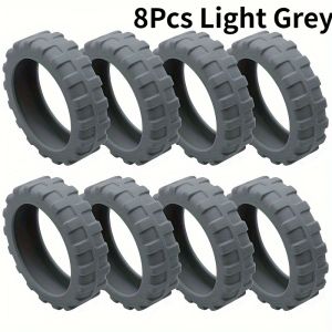 8PCS Upgraded silicone wheel protection cover for luggage essential travel accessory anti slip and scratch resistant wheels
