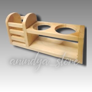 Rak display botol & sendok multifungsi estetik