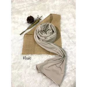 HIJAB PASHMINA KAOS RAYON RAYON TURKI SAWHL BAHAN TEBAL HALUS DAN LEMBUT UKURAN DEWASA P.170 X L.75 CM