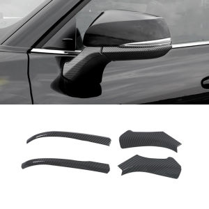 For Toyota Highlander XU70 Hybrid 2020 2021 2022 2023 2024 Car Side Door Rearview Mirror Cover Molding Trims Protector Strip