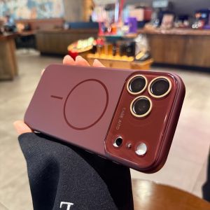 AO.HU | Magnetic All-round Lens Protection Phone Case Red