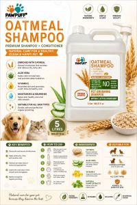 Pawpuff pet shampoo 5L