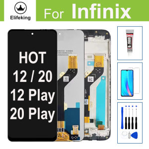 Original LCD For Infinix Hot 12 X6817B/12 Play X6816C/20 X6826B/20 Play X6825 Touch Display Screen Digitizer Assembly Parts