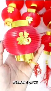 Set Lampion Imlek Gantung Dengan Dekorasi Lentera Musim Tahun Baru China
