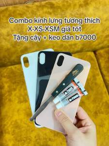 Combo kính lưng Lỗ to 8plus-X/XS-XSMAX Tự thay tại nhà có tặng dụng cụ