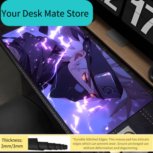 Bandai | Mouse Pad Naruto Kakashi Hatake Large Game Keyboard Pad Rubber Desk Mouse Mat Carpet Rubber Tapis Souris Gaming Mousepad