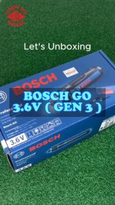 BOSCH GO 3 Upgraded Cordless Screwdriver With Case USB Type-C Cable 3.6V LED Light 7+1 Torque