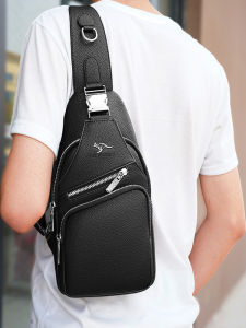 Túi Đeo Chéo Da Nam Dung Tích Lớn Túi Đeo Vai Đơn Phong Cách Mới Túi Đeo Ngực Nhiều Ngăn Túi Đeo Chéo Thường Ngày Đa Năng Cho Thanh Thiếu Niên
