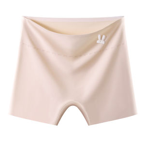 MiiOW | กางเกงชั้นในผ้าไหมน้ำแข็งทรงสี่เหลี่ยมสำหรับใส่กับกระโปรง JK กางเกงขาสั้นป้องกันแสงแดด กางเกงชั้นในไร้ตะเข็บ ป้องกันแบคทีเรีย ไร้ขอบ