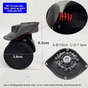 Phụ Kiện Hành Lý Kéo Bánh Xe Đa Năng Cho Hành Lý Du Lịch Chống Mài Mòn Ồn Ào Bánh Xe Lăn Bánh Xe Lăn Hành Lý Ký Gửi