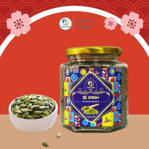 Nhân Bí Xanh Mỹ Ăn Liền Cao Cấp 270g – hủ Thủy tinh 270g