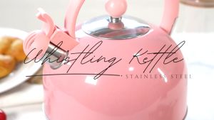 Asta Valentina Teko Pemanas Air Ketel Ceret Bunyi Siul 3 Liter Whistling Kettle Stainless Steel Tebal 410 SUS