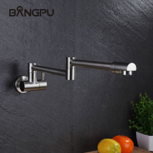 BANGPU | Foldable Extendable Swivel Single Cold Kitchen Faucet Wall-Mounted