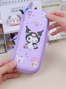 CuddleCove Pencil Case EVA 3D Waterproof School Pencil Box Pencel Case Kotak Pensil Bekas Pensel