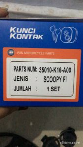 Kunci Kontak Assy SCOOPY FI Merk WIN