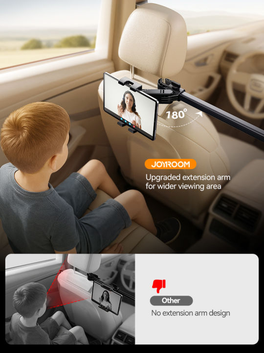 joyroom%20%7C%20Joyroom%20Car%20Tablet%20Holder%20Mount%20Extension%20Arm%20Headrest%20Stand%20for%20Back%20Seat%20For%20iPad%20Pro,%20Air,Galaxy%20Tab%204.7-13"%20Devices%20JR-ZS380%20-%20Image%205