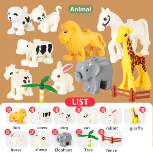 Mainan Building Block Besar Aksesori Adegan Blok Bangunan Cocok Untuk Balok Table