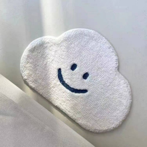 VIKAMA colorful cloud shaped floor mat bathroom absorbent carpet bedroom cartoon anti slip floor mat home decoration