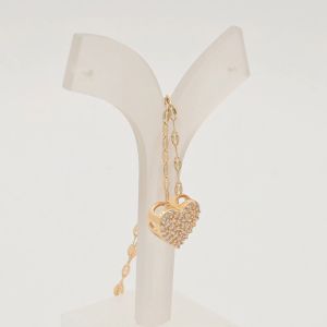 Hyl Jewelry 300N Kalung Titanium Wanita Karat Emas Silver Asli Panjang Muda Dan Anti Luntur
