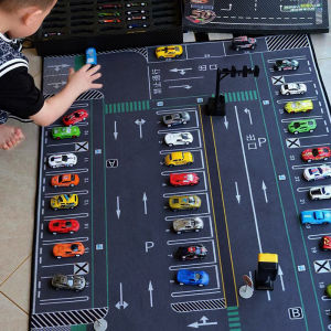 Modern Simple Home Carpet Childrens Play Game Track Parking Lot Playground Nursery Living Room Early Education Bedroom Rug