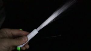 Long White Fiber Optic Stick 3 Mode Wedding Sparkler LED Light Up Wand Glow Party Supply Wedding Favor Bridal Shower 24/48/72Pcs