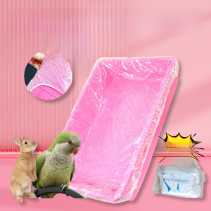 Dahyang Youwoo Weibei Jie Using Parrot Bird Cage Elastic Film Toilet Hamster Shit Urine Pad Tray Trash Bag Cleaning Supplies