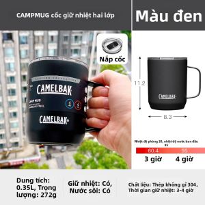 CamelBak | Bình Nước Inox Cách Nhiệt Dung Lượng Lớn Có Tay Cầm