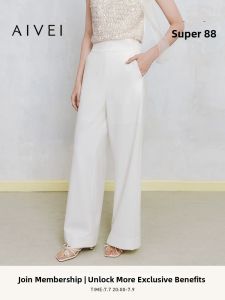 AIVEI | Sleek and Versatile High Waist Slimming Trousers