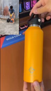 Combo 2 bình giữ nhiệt Gozen 950ml và 592ml đóng mở một giây chỉ cần một tay Twist-Free Revomax bảo hành 12 tháng