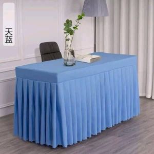 Table Skirting 6Ft/ Lifetime Table Geana Cloth Table Skirt Ready Made