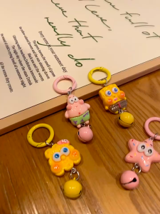 good 999 Fashionable colorful cute bell key pendant KA-044