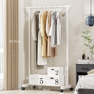 Drying Rack Floor Folding Household Indoor Storage Clothes Hanger Balcony Bedroom Simple Movable Multifunctional Hanger