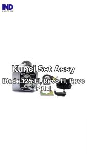 Kunci Kontak Set Plus Jok Blade New FI 125 Repsol Revo F1 Fit Injection Key Assy Asy Set Jog