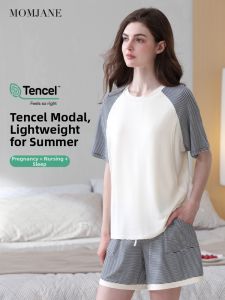 Mom Jane | Breastfeeding Friendly Summer Sleepwear T-Shirt Shorts Set
