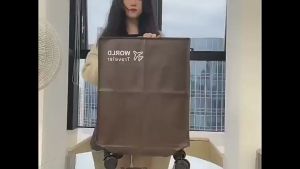 Túi Bọc Vali Áo Trùm Hành Lý Du Lịch Bằng Vải Không Dệt Chống Xước