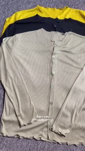 Cardigan Jumbo Knit Waffle Premium