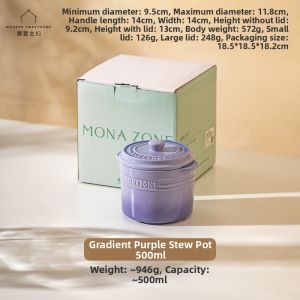MODERN SWEETHOME | Ceramic Double Boiler For Soups and Birds Nest