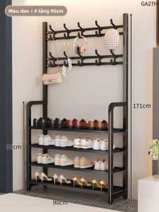 ZHUANJIAO | Giá Đỡ Giày và Áo Nhiều Tầng Đơn Giản